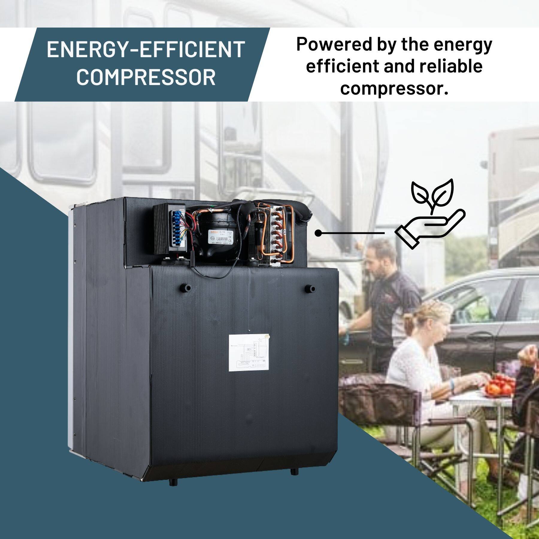 ENERGY-EFFICIENT COMPRESSOR

Powered by the energy efficient and reliable compressor.