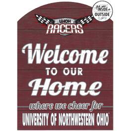 Jardine - Northwestern Ohio Racers 16'' x 22'' Indoor/Outdoor Marquee Sign - Maroon