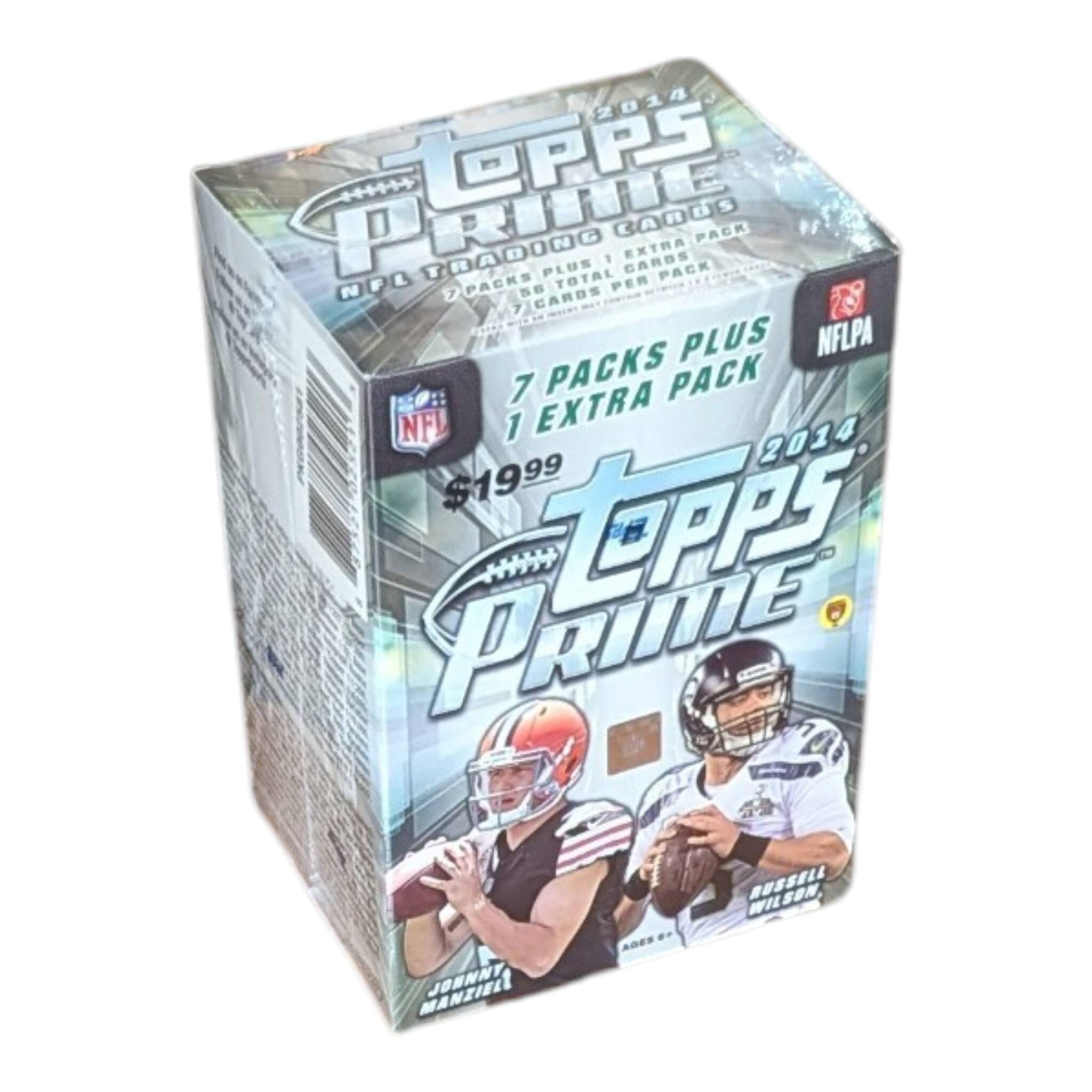 2014 Topps Prime Trading Cards
7 Packs Plus 1 Extra Pack
NFLPA
NFL
$19.99
Russell Wilson
Johnny Manziel