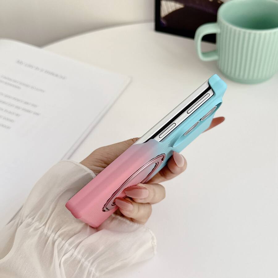 D Day Shell Shock Dteck Gradient Kickstand Case for Samsung Galaxy Z Fold8, Non Slip Hard ...