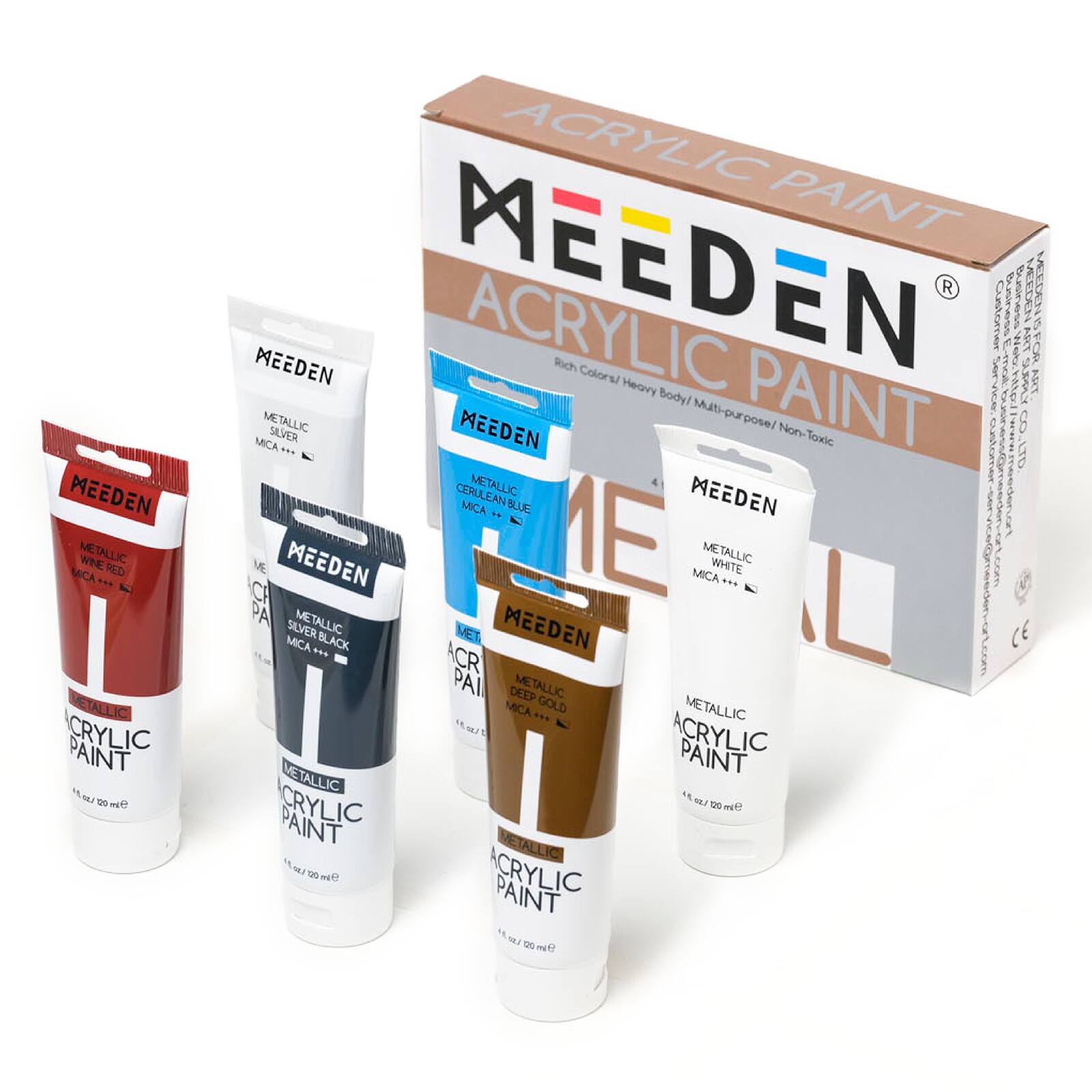 MEEDEN METALLIC WINE RED METALLIC ACRYLIC PAINT CO.  
ACRYLIC PAINT MEEDEN METALLIC MEEDEN ACRYLIC  
Rich Colors/ Heavy Body/ Multi-purpose PAINT pose/ service.  
Customer mail Business JPPLY ART MEEDEN ART MICA SILVER ...  
MEEDEN Non-Toxic CERULEANBLUE METALLIC MEEDEN MICA ++ PA ME MEEDEN E MICA METALLIC WHITE SILVERBLACK METALLIC MET MEEDEN MICA ... ACR PAI DEEP METALLIC GOLD MICA METALLIC ACRYLIC PAINT METALLIC CRYLIC  
120 mile PAINT METALLIC 1,30 130 9m ACRYLIC PAINT QO 9km
