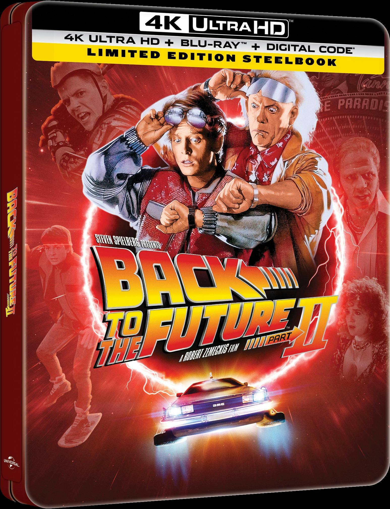 Angle. Back to the Future II (Steelbook)   - 4K Blu-Ray.
