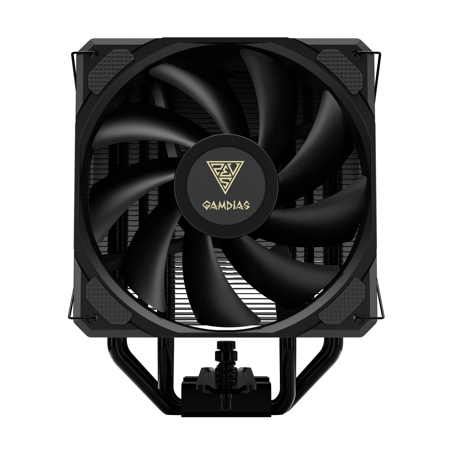 Back. GAMDIAS - Gamdias Boreas E2-410 CPU Cooler, 4 Cu Pipes, 120mm PWM Fan, Supports LGA/AM Sockets - Black.