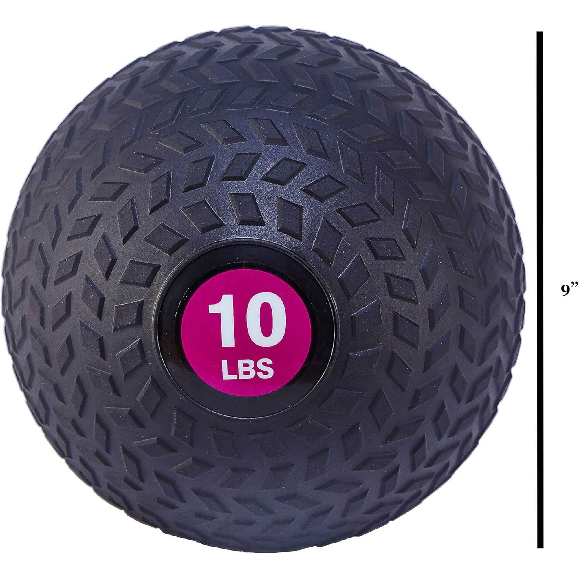Alt View 10. Fitvids - Fitvids 10 Pound Weighted Medicine Ball for Home Gym Training, Fitness, Purple - Purple.