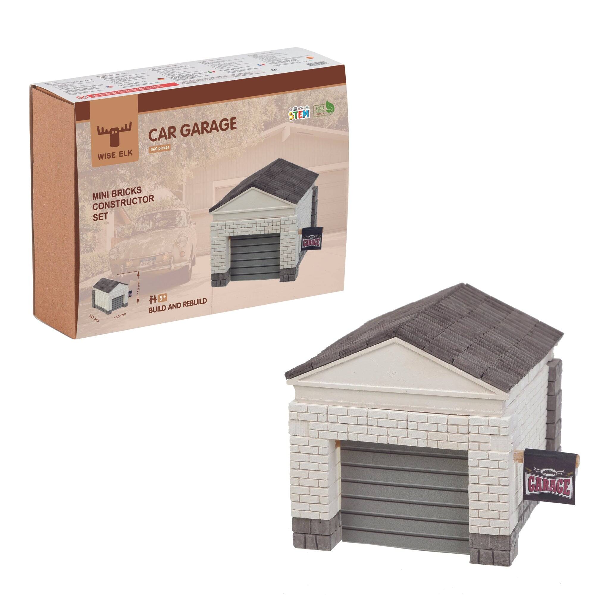 Wise Elk Car Garage Mini Brick Building Kit, 360 pcs Multicolor 70736 ...