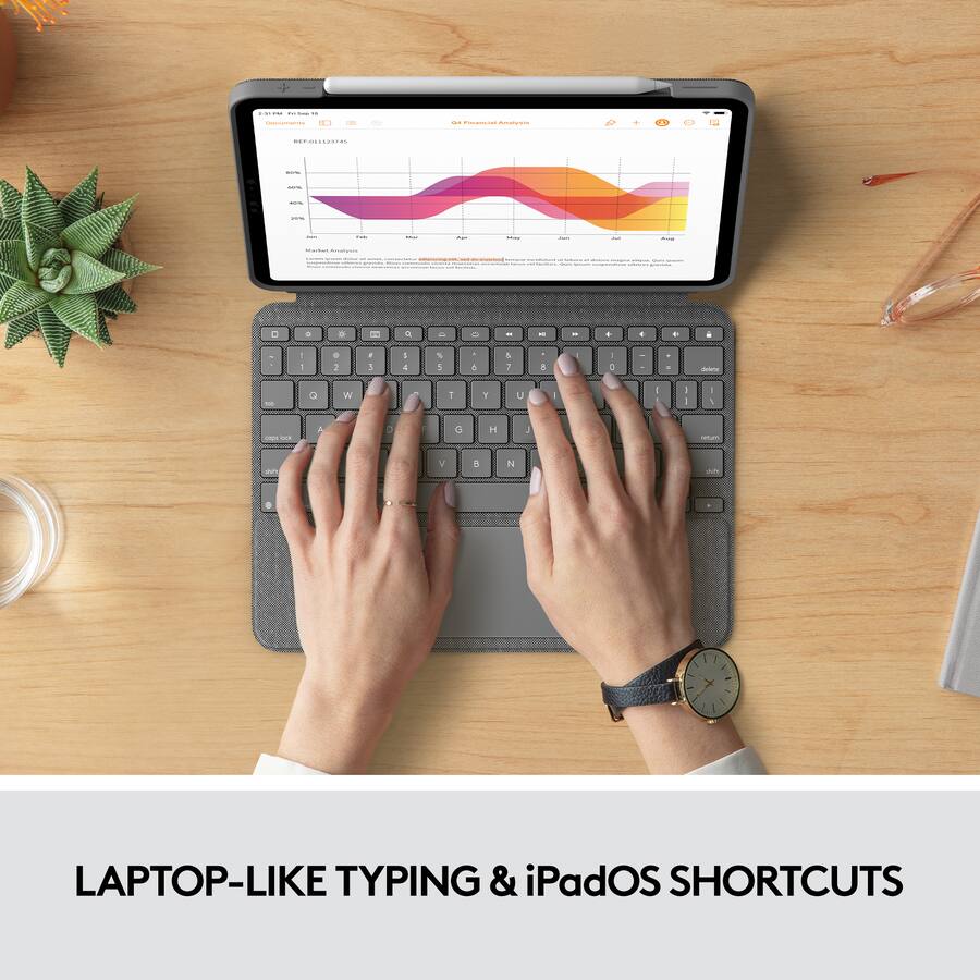 Logitech Combo Touch Keyboard Folio for Apple iPad Air 10.9 Logitech Combo Touch Keyboard Folio for Apple iPad Air 10.9
