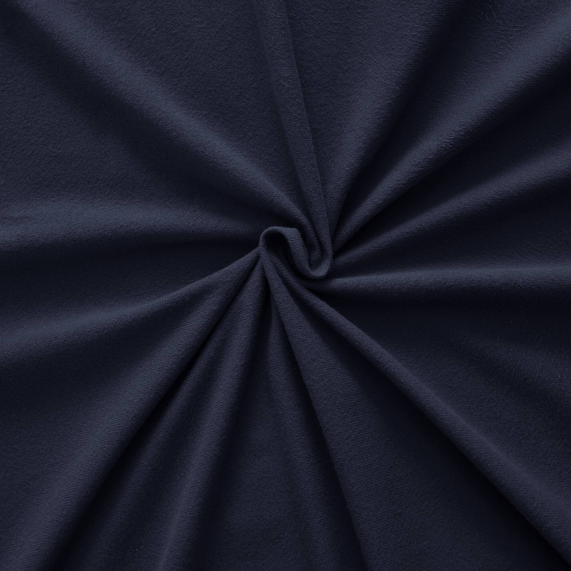Back. Sweet Home Collection - Solid Cotton Flannel Sheets Warm and Cozy Extra Deep Pockets, King - Navy.