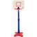 Front. Costway - Costway Kids Children Basketball Hoop Stand Adjustable Height 63"-85" Indoor Outdoor Sports - Blue,Red,White.