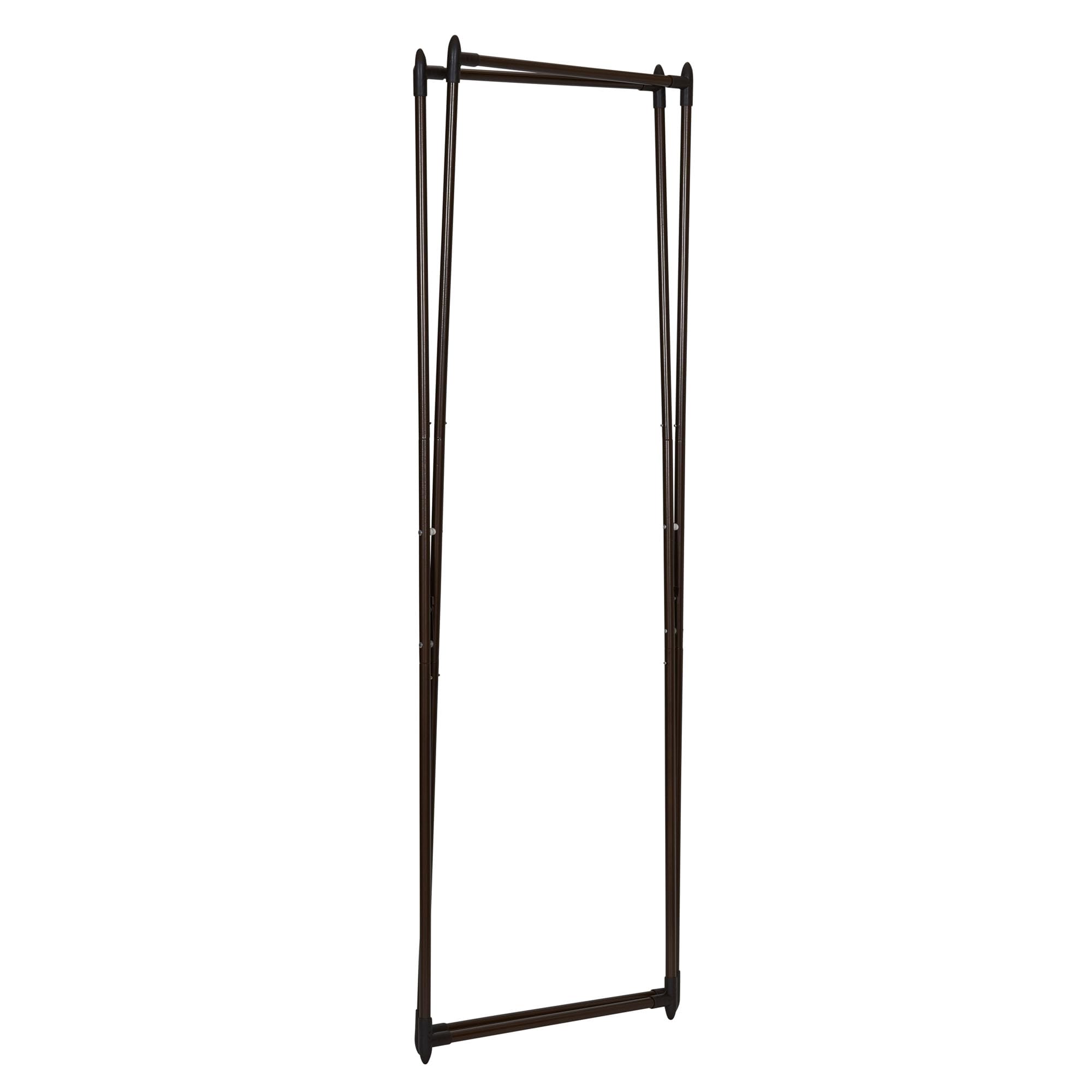 Alt View 5. Refined Abode Design - Valet Folding Clothes Rack Strong Metal X-frame Chic Design Great For Guest And Dressing Rooms Portable Eas... - Bronze.