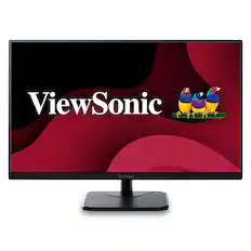 Front. ViewSonic - VA2756-4K-MHD 27" IPS LCD 4K UHD Monitor (HDMI, Display Port) - Black.