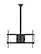 Left. Apollo Enclosures - Adjustable Height TV Ceiling Mount for 32"-75" TVs up to 155 lbs - Black.