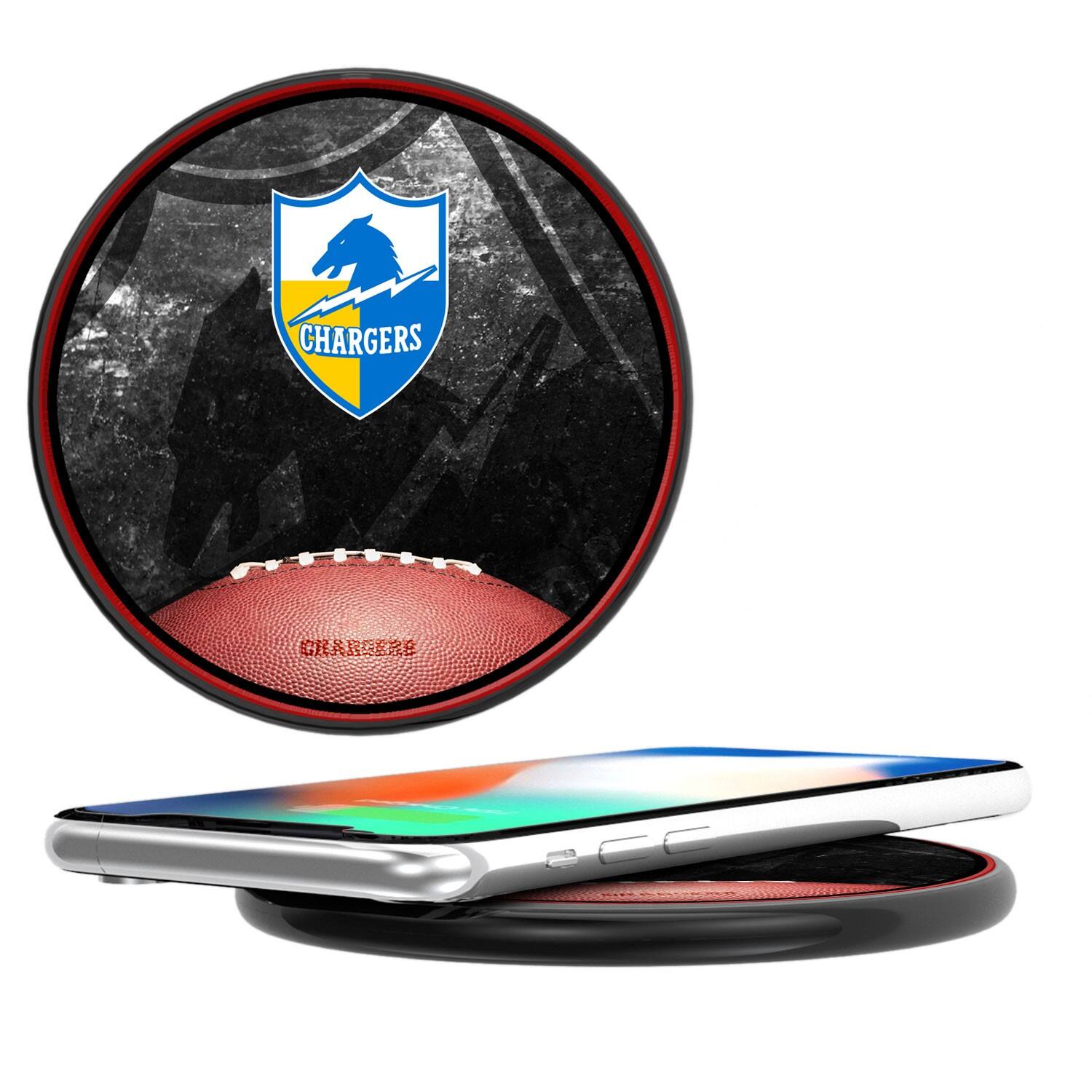Keyscaper - Los Angeles Chargers 10-Watt Legendary Design Wireless Charger - Multicolor