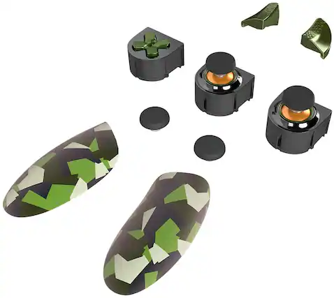 Front. Thrustmaster - Thrustmaster eSwap X Color Pack - Green: Compatible with PC, Xbox X|S - Multicolor.