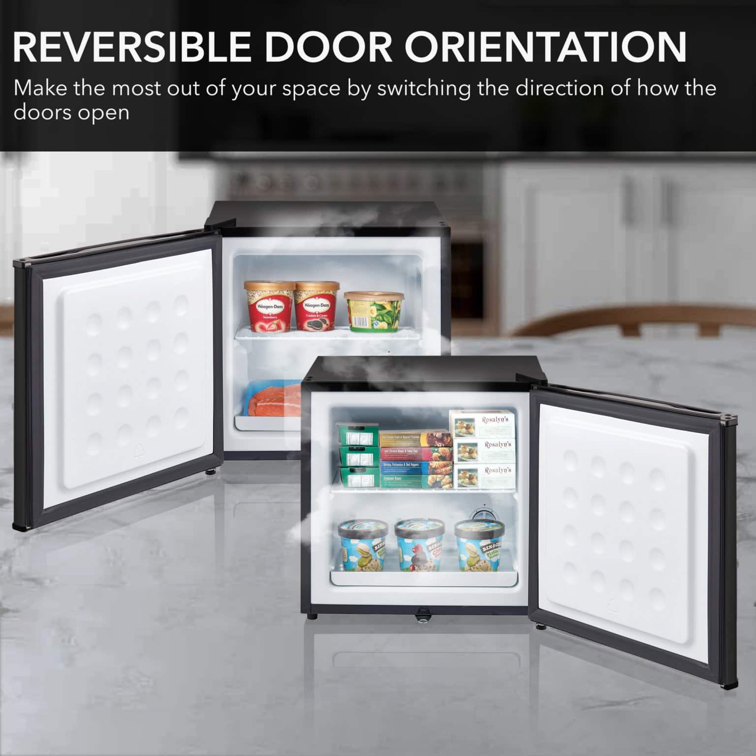 Whynter 1.1 cu. ft. Energy Star Upright Freezer with Lock, CUF-110B