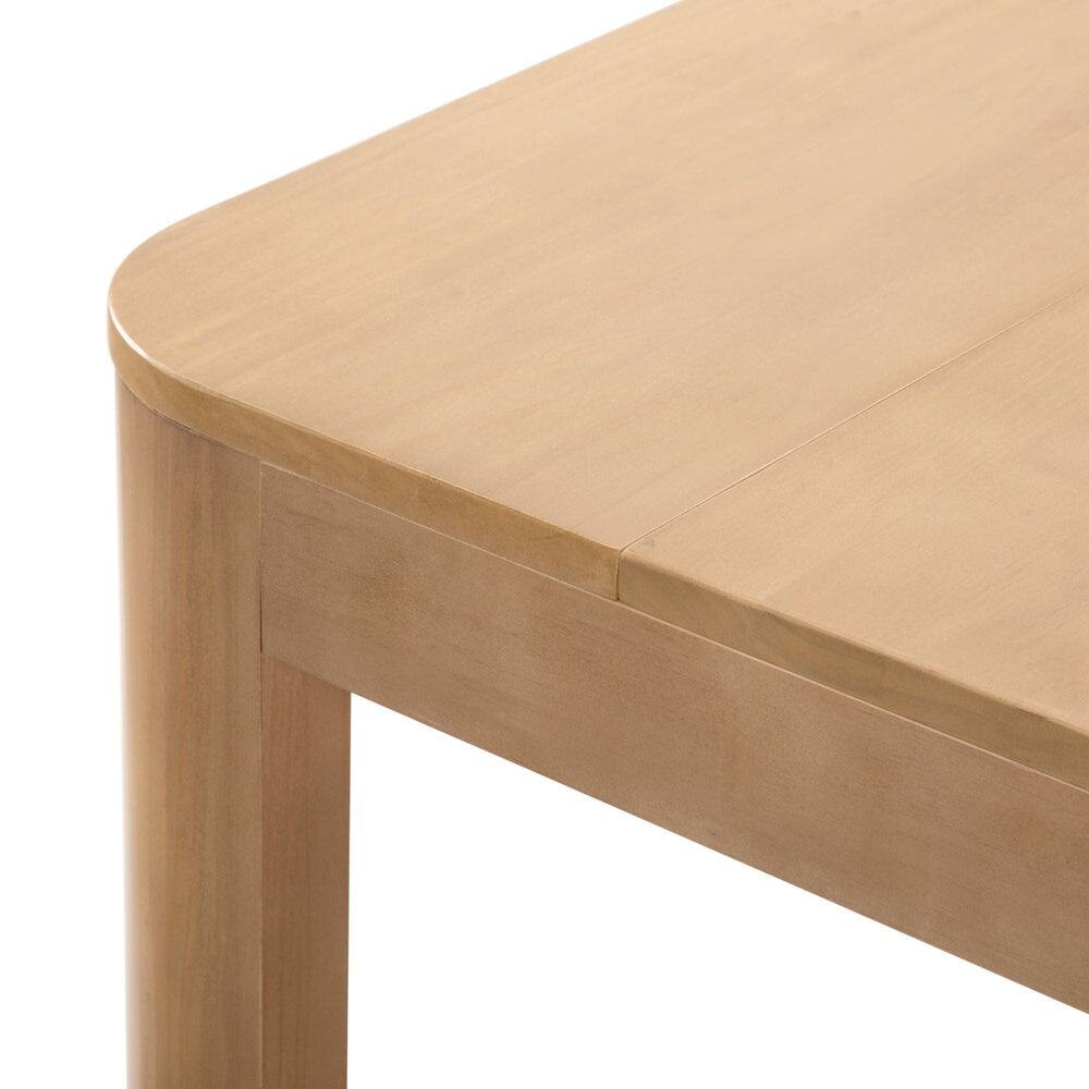Alt View 5. Plank+Beam - Contour Dining Table (72in / 1830mm), Blonde - Blonde.