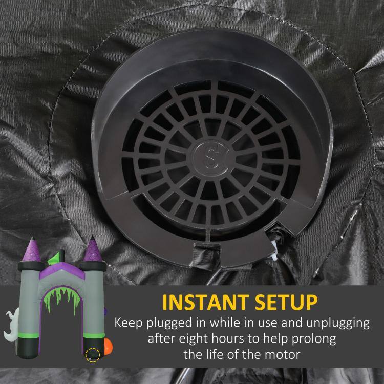 INSTANT SETUP  
Keep plugged in while in use and unplugging after eight hours to help prolong the life of the motor