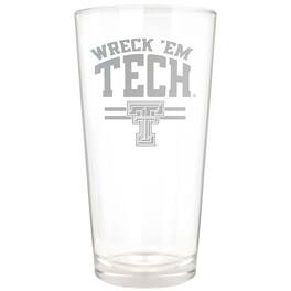 Great American Products - Texas Tech Red Raiders Etched 16oz. Rally Cry Pint Glass - Multicolor