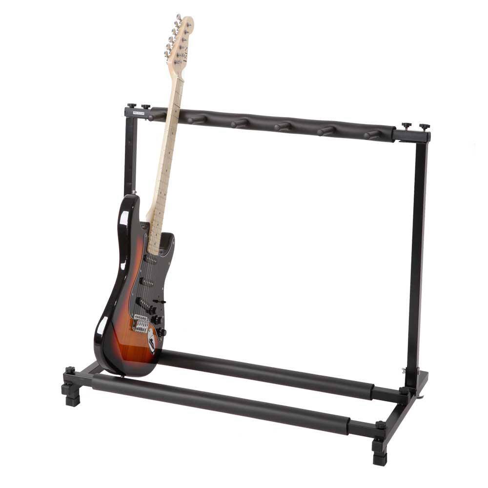 Alt View 3. Winado - Multi Guitar Stand 5 Holder Folding Organizer Rack Stage Bass Acoustic Electric.