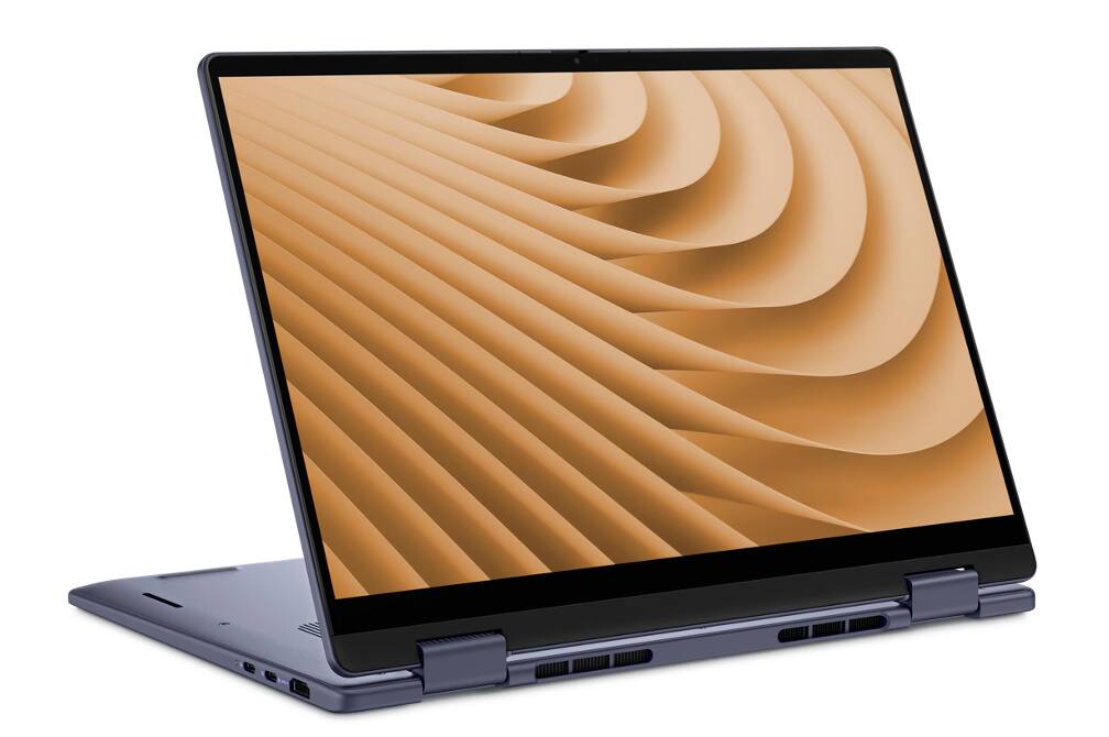 Alt View 3. Dell - Dell 14 Plus 2-in-1 Laptop 14.0 WUXGA Display (AMD Ryzen AI 5 340, 16GB LPDDR5X, 512GB M.2  PCIe SSD, Win 11 Pro) - Midnight Blue.