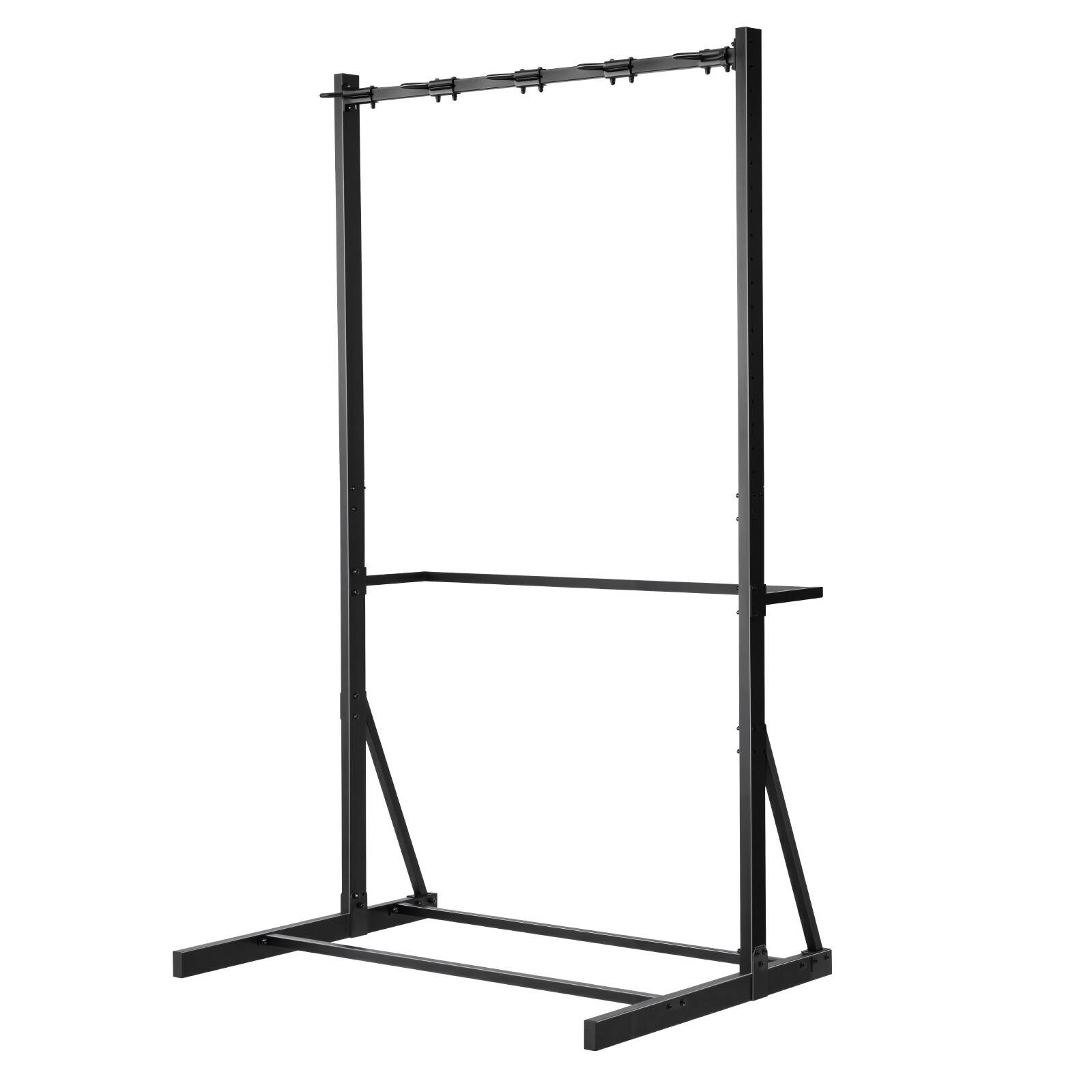 Alt View 5. VEVOR - Bike Rack, 300LBS/136KG Capacity for up to 5 Bikes, Freestanding Bike Storage Rack, Carbon Steel Vertical Bicycle Stand - Textured Black.