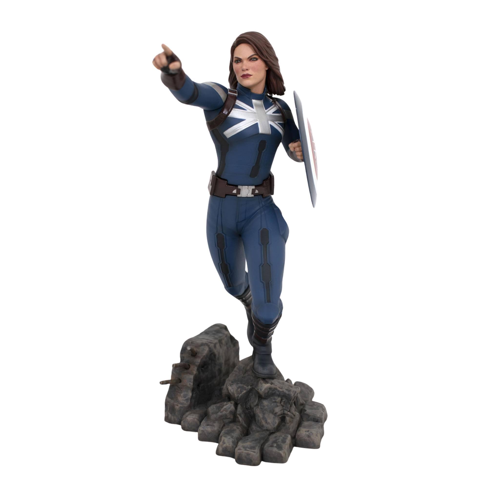 Front. Marvel - Marvel Gallery Captain Carter 10 Inch PVC Statue - Multi-Color.