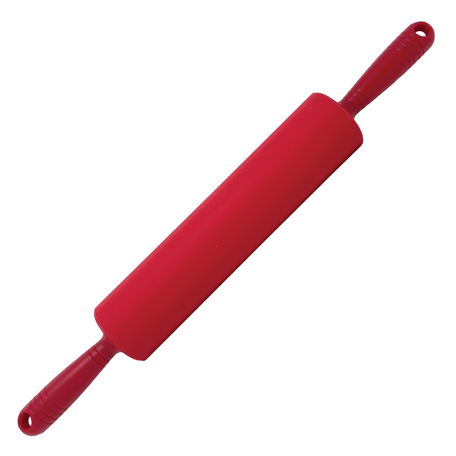 Better Houseware - 615/r Silicone Rolling Pin - Red