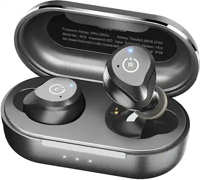 Frequency Range: 20Hz-20KHz
Model No.: NC9
Mic Noise Reduction: 2-Mic
Impedance: 32Ω
Battery: 70mAh/3.85V/0.27Wh
Input: 5V
Hybrid ANC Version: V5.0
IPX6