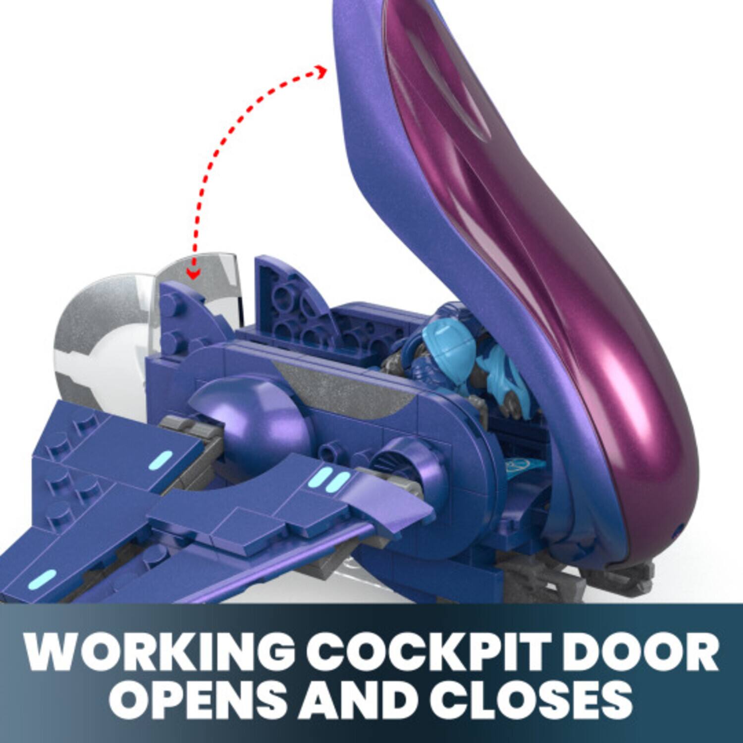 The corrected text is: "WORKING COCKPIT DOOR OPENS AND CLOSES."