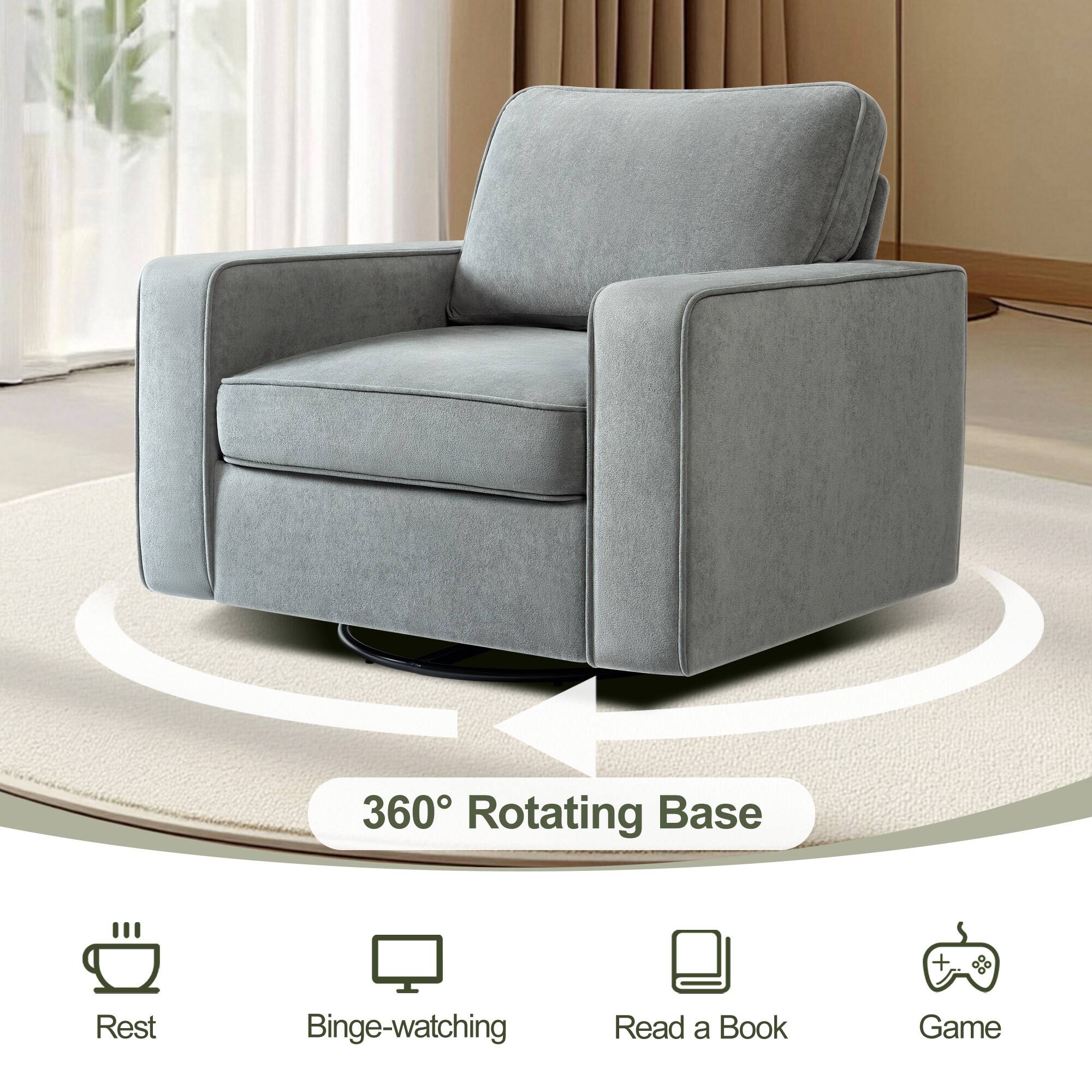 360° Rotating Base

- Rest
- Binge-watching
- Read a Book
- Game
