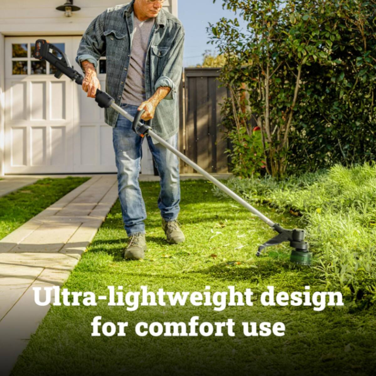 Ultra-lightweight design for comfort use.