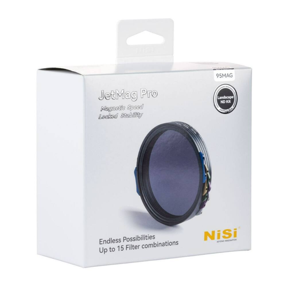 95MAG JetMag Pro  
Magnetic Speed Locked Stability  
Landscape ND Kit  

Endless Possibilities  
Up to 15 Filter Combinations  

Nisi  
Nikon Mount