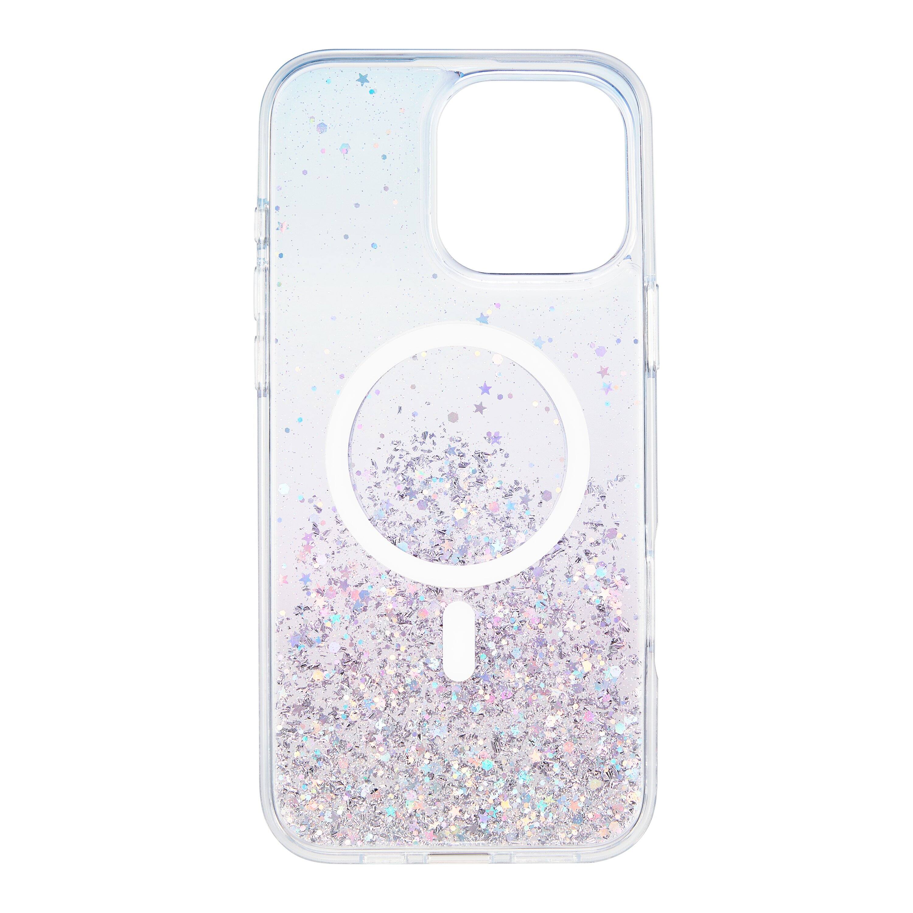 Alt View 19. Insignia™ - Hard-Shell Case with MagSafe for iPhone 16 Pro Max - Glitter.