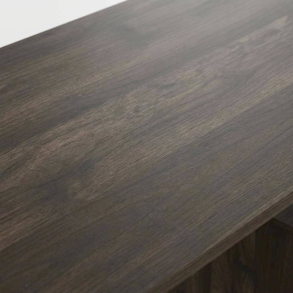 Alt View 1. BisonOffice - Columbia Walnut and Black Study Desk with Drawer Bins for Home Office - Columbia Walnut/Black/Dark Brown.
