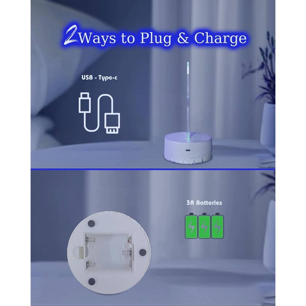 2 Ways to Plug & Charge

USB - Type-c

3A Batteries