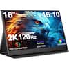 16" 16:10 2K 120Hz QHD 2560*1600 1200:1 Contrast Ratio 100%sRGB