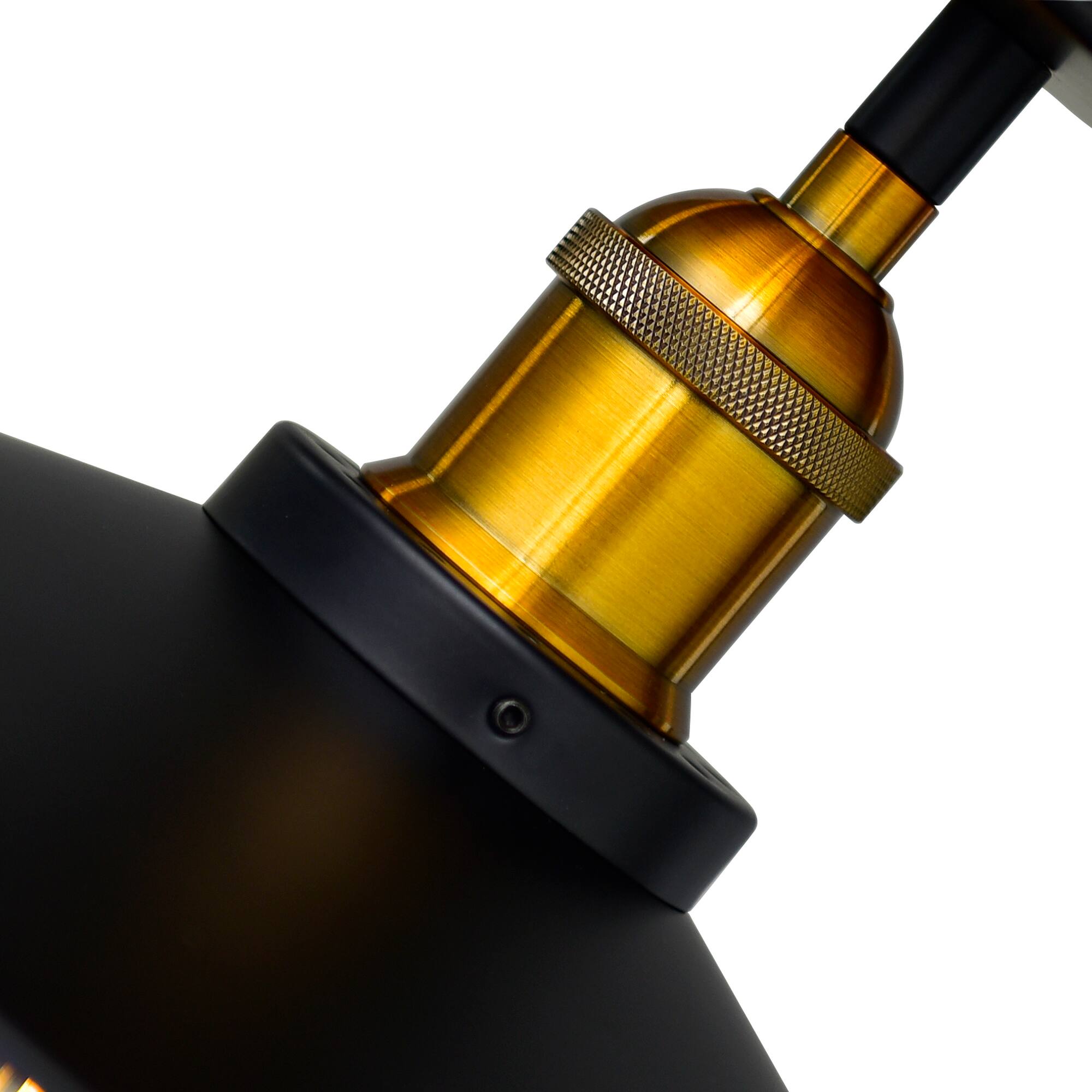 Alt View 1. CWI Lighting - Brave 1 Light Flush Mount With Black Finish - Black.