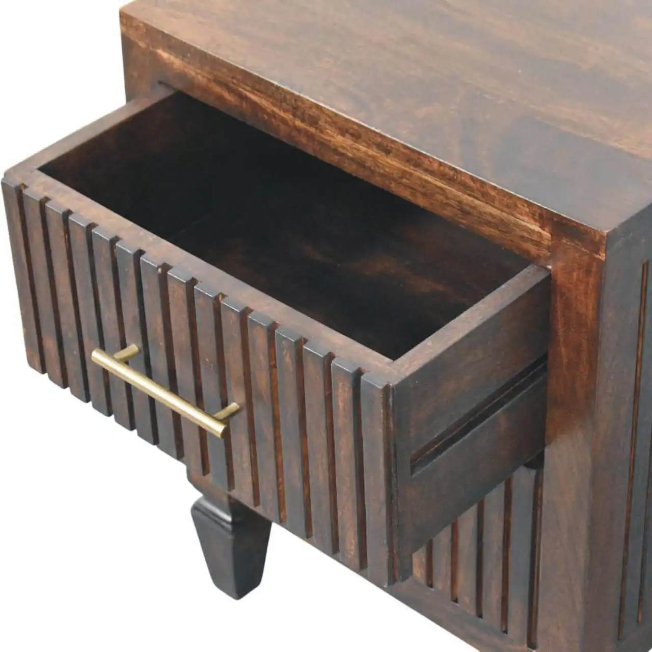 Alt View 7. Artisan Furniture - Artisan Furniture Solid Wood Belmont 2 Drawer Nightstand - Brown.