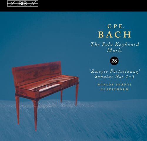 Bach / Miklos Spanyi - C.P.E. Bach Solo Keyboard Music 28  - COMPACT DISCS