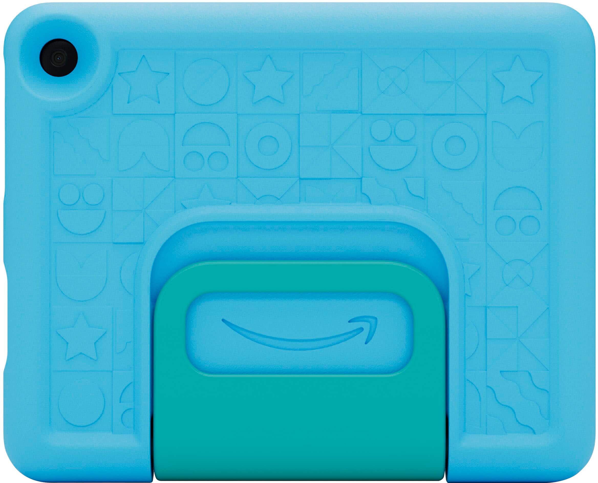 Back. Amazon - Fire HD 8 Kids tablet, ages 3-7 | 3GB memory, 13-hr battery, 32GB, (2024 release) - Blue.