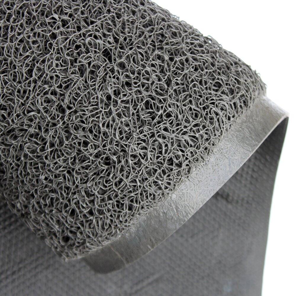 Left. Floortex - Doortex Twistermat Indoor Entrance Mat, Storm Gray - 48" x 72" - Storm Gray.