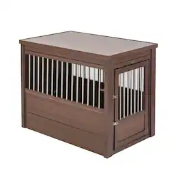 New Age Pet - ECOFLEX Dog Crate End Table - Russet Large
