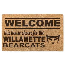 Jardine - Willamette Bearcats 18" x 30" Welcome Doormat - Brown