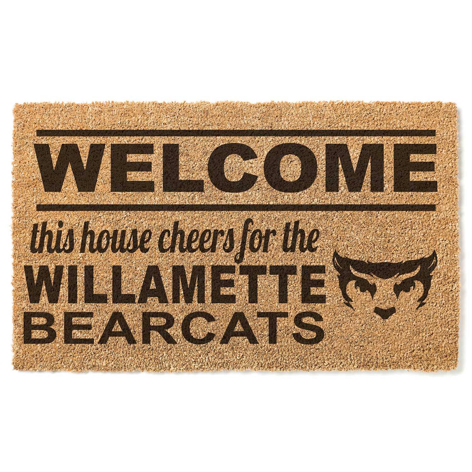 Willamette Bearcats 18" x 30" Welcome Doormat