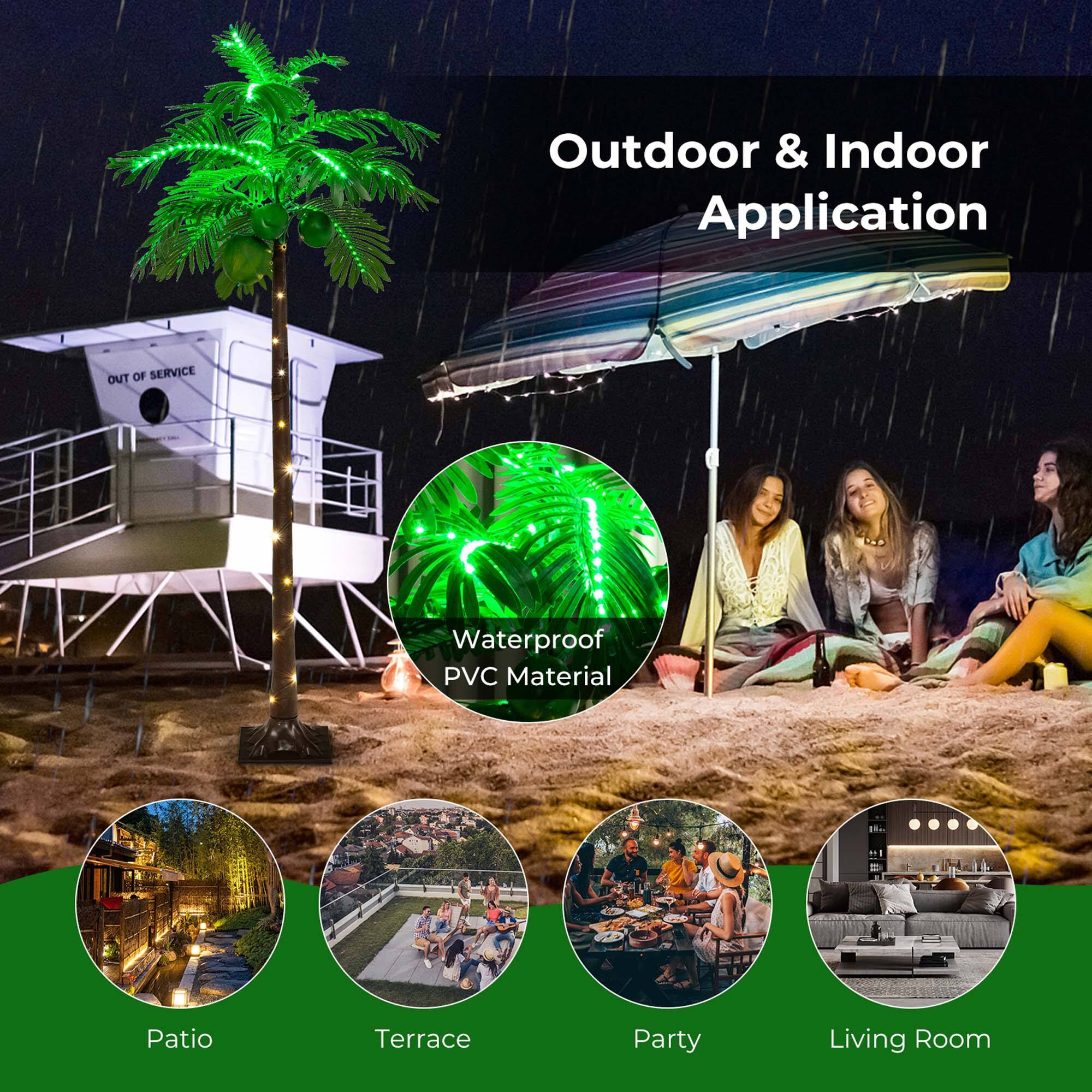 Outdoor & Indoor Application: Waterproof PVC Material Patio, Terrace, Party, Living Room