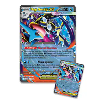 Pokémon Pokemon TCG: Mega Greninja ex Premium Collections (2 Pack Pokémon Pokemon TCG: Mega Greninja ex Premium Collections (2 Pack