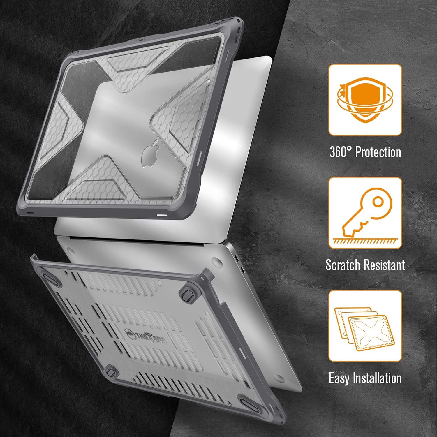 360° Protection  
Scratch Resistant  
Easy Installation