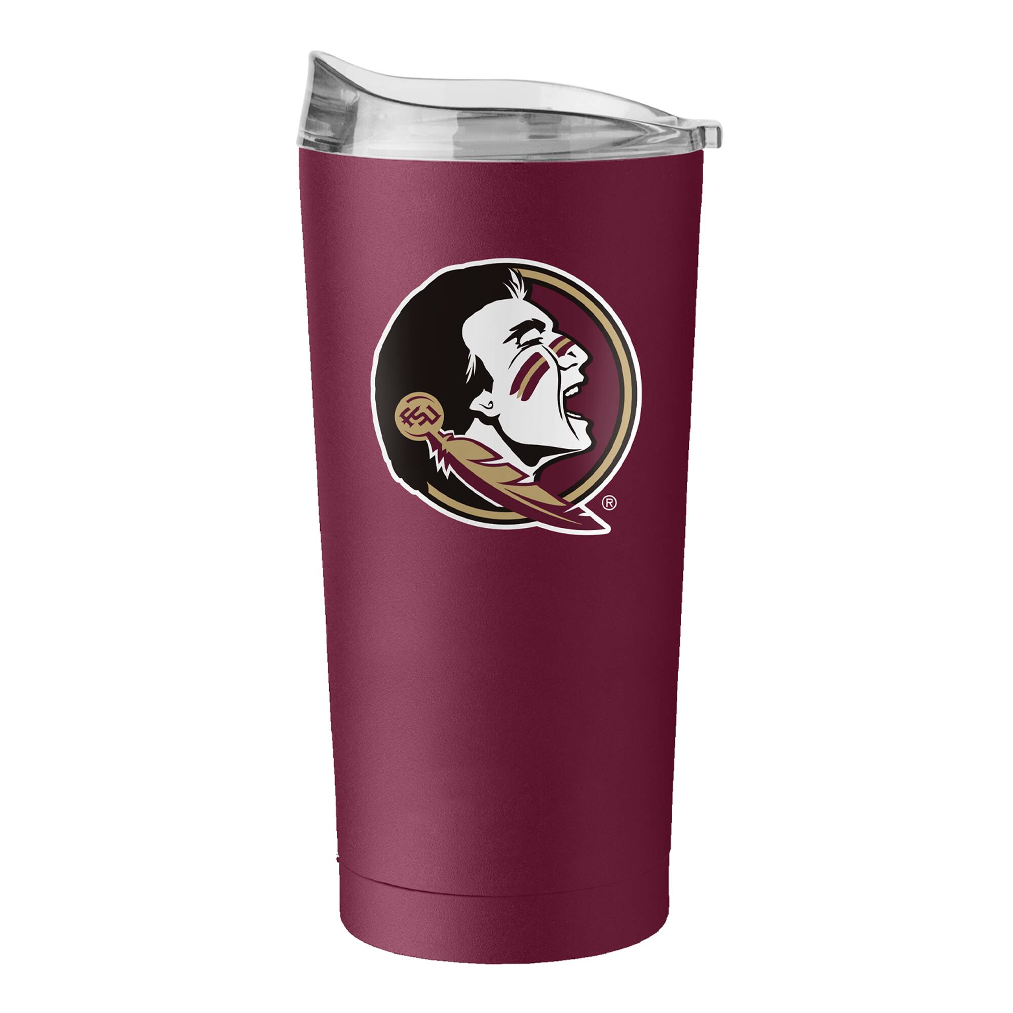 Front. Logo Brands - Florida State Seminoles 20oz. Flipside Powder Coat Tumbler - Multicolor.