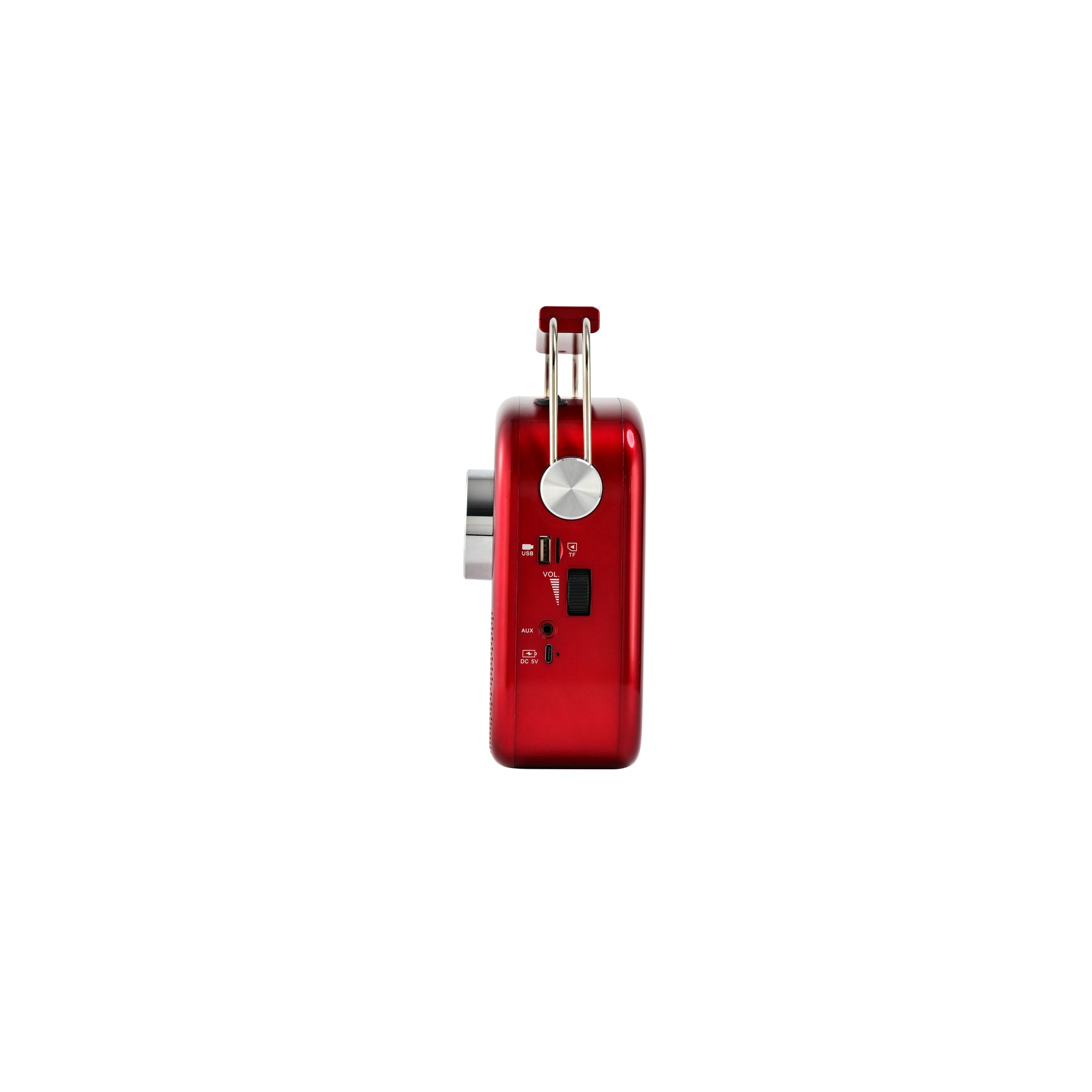 Alt View 7. Emerson - Portable Bluetooth® Retro Radio with Built-in Rechargeable Battery.
