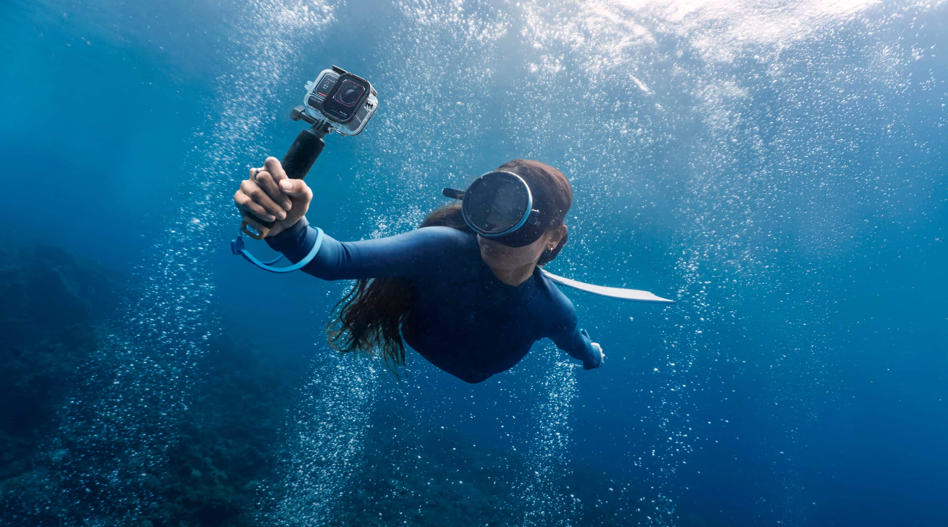 Alt View 16. Insta360 - ACE PRO 2 Waterproof Action Camera with Dual Battery - Black.