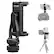 Front. Neewer - Metal Phone Tripod Mount with Cold Shoes - 360° Rotating Holder for iPhone & Camera Cage - Black.